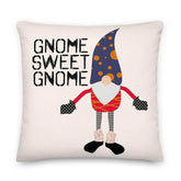 Gnome Sweet Gnome Christmas Holiday Decorative Throw Pillow Cushion, Throw Pillows, $ 45.00, A Moment Of Now™